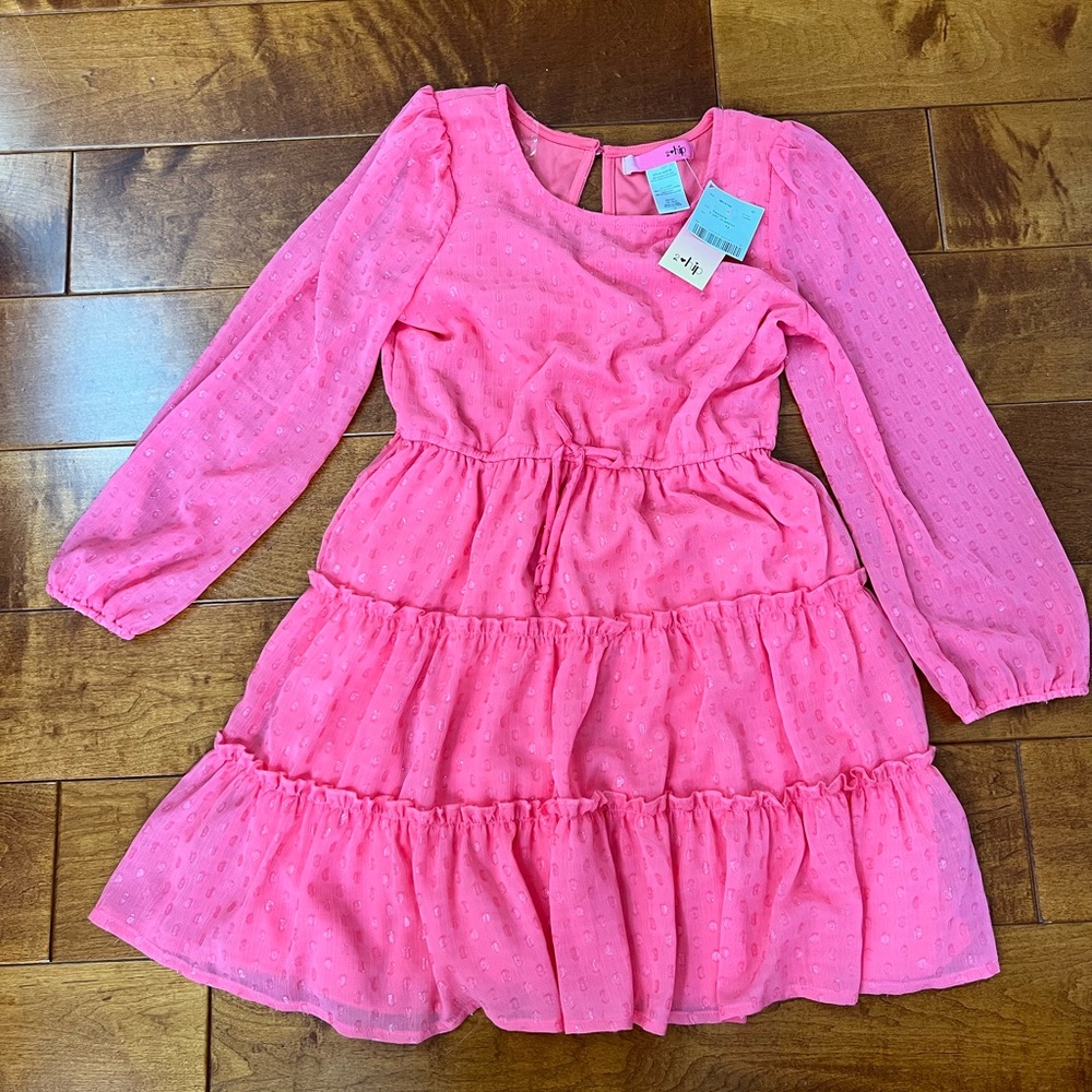 Pink spring dress
